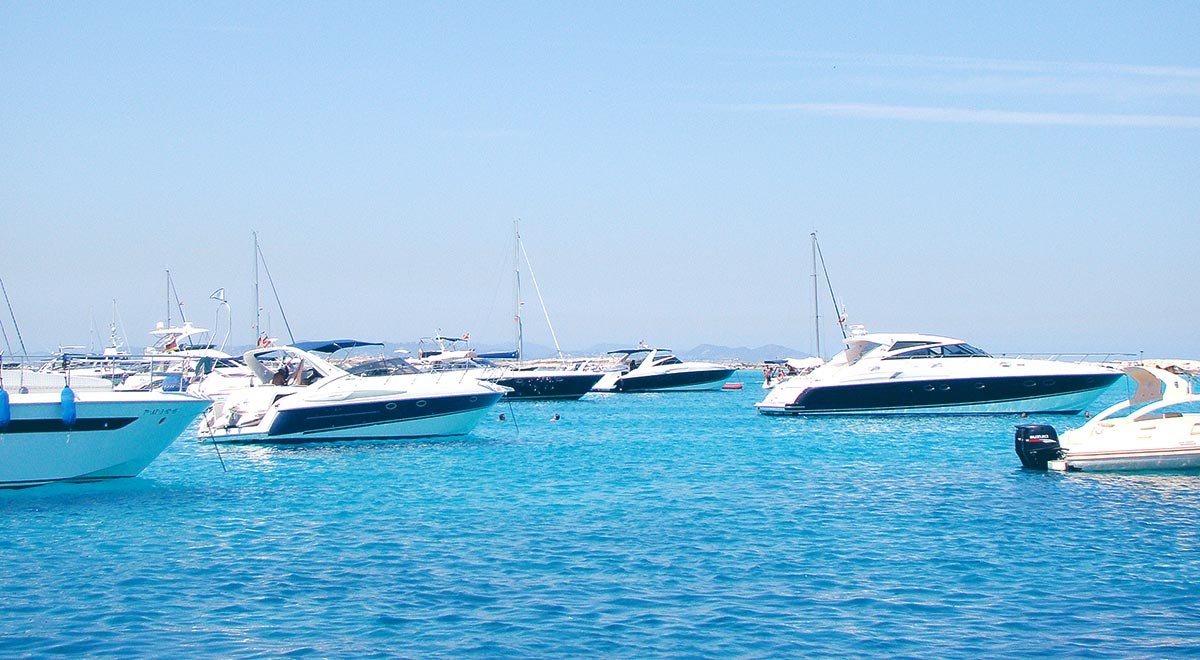 Bluemarine Yacht Charter Ibiza Header